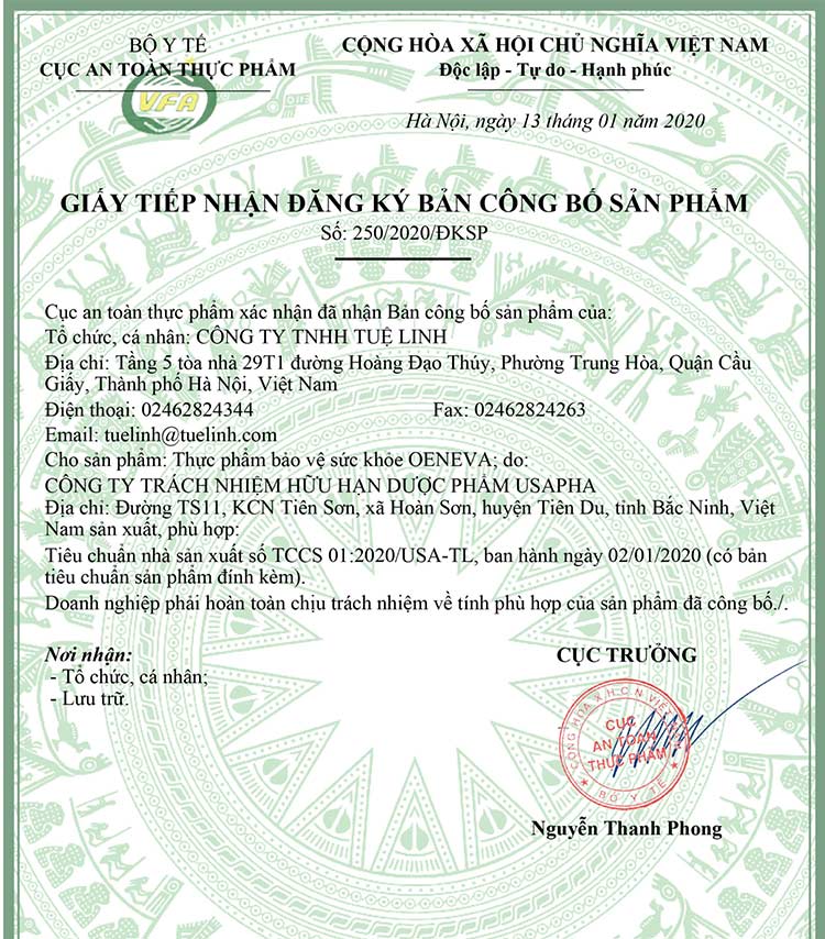 1. Oeneva có tốt không? 2