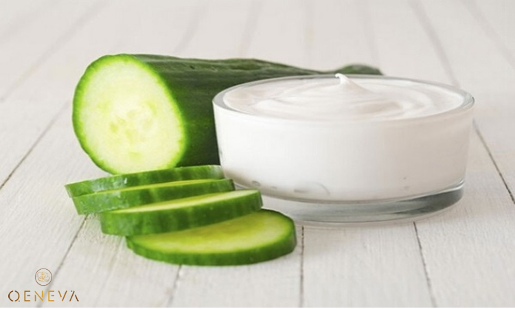 1.5. Sử dụng dưa leo và sữa chua không đường 1 1.5. Sử dụng dưa leo và sữa chua không đường 1