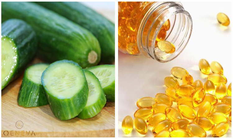 1.9. Sử dụng dưa leo và vitamin E 1 1.9. Sử dụng dưa leo và vitamin E 1