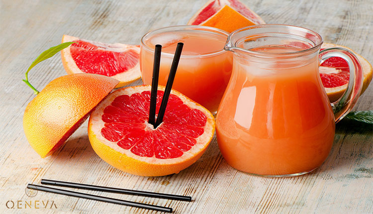 7. Nước ép bưởi làm mờ nếp nhăn 1 7. Nước ép bưởi làm mờ nếp nhăn 1