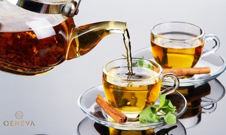 2.3. Uống trà lá tía tô trị mụn 1