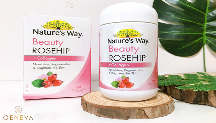 6. Viên uống chống lão hóa Nature's Way Beauty Rosehip + Collagen 1